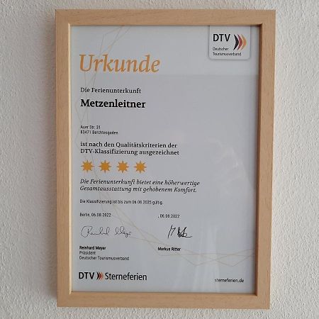 Ferienwohnung Metzenleitner Berchtesgaden Kültér fotó
